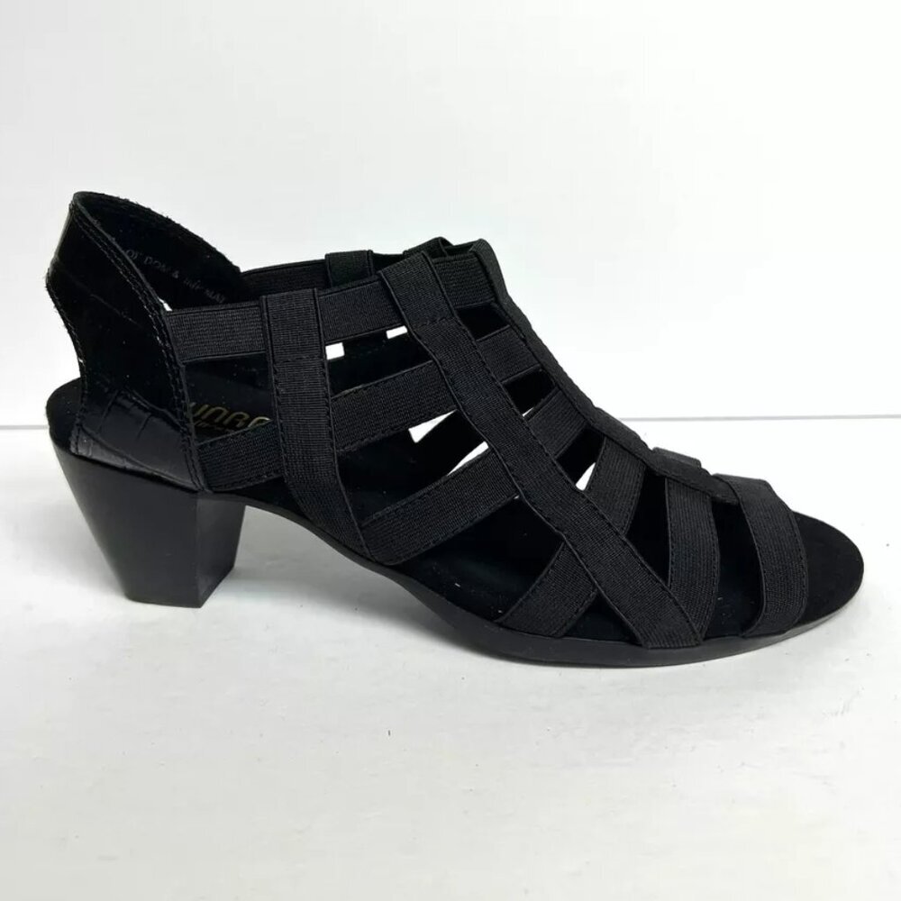 Munro Womens Channing Slingback Sandals Black, Size 8.5 M